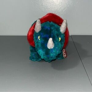 3/25$(Mix) Ty Beanie Baby Hornsly the Triceratops Dinosaur NWT Rare Retired 2001